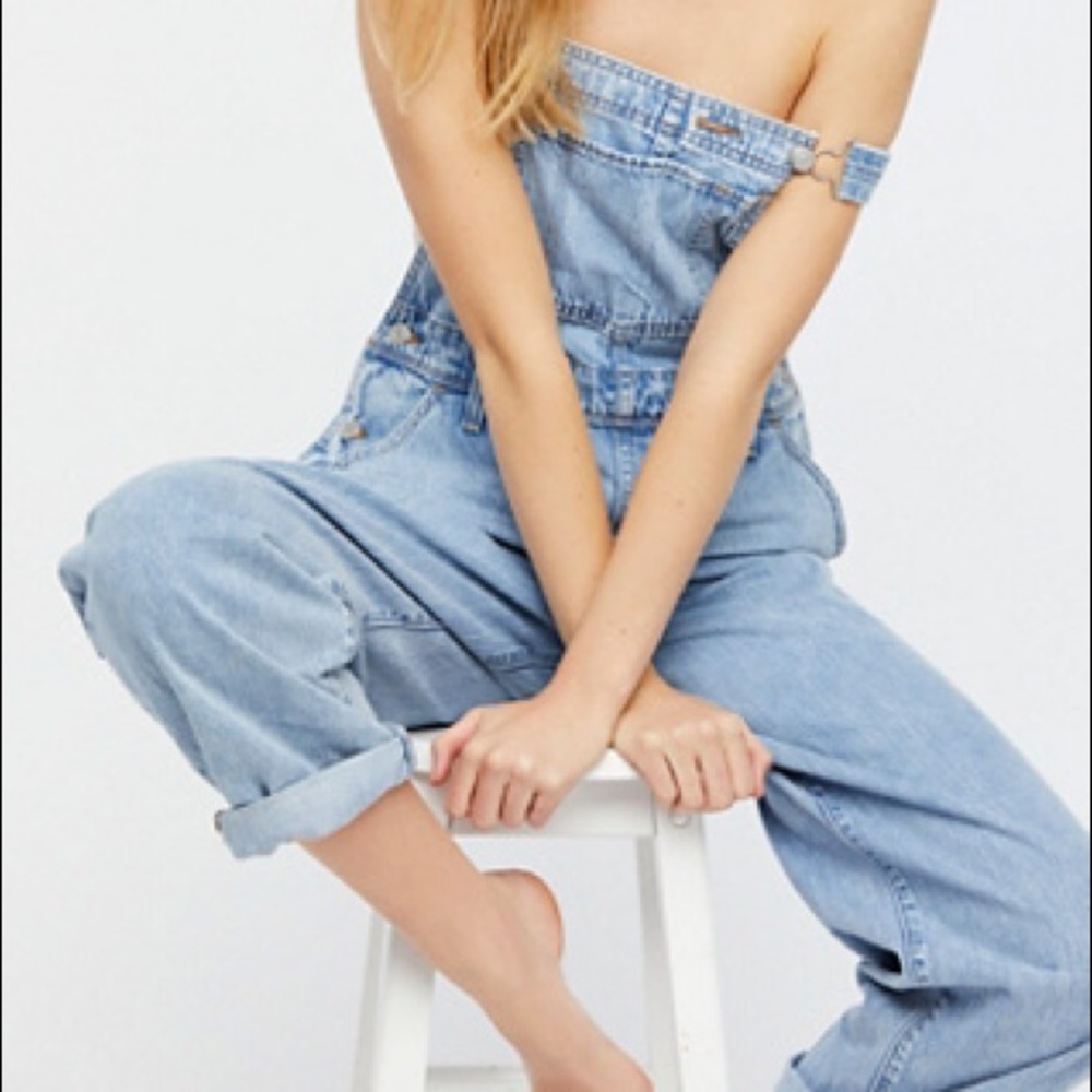 Free People - Levi Baggy Denim Overall